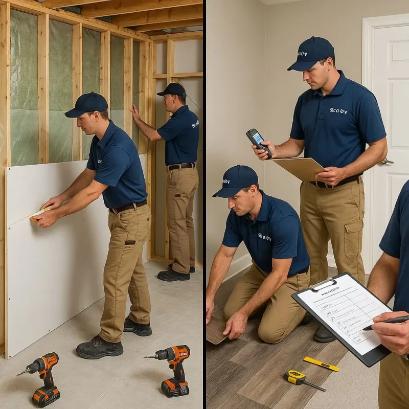 Repairs and Reconstruction process in DeKalb County, IN
